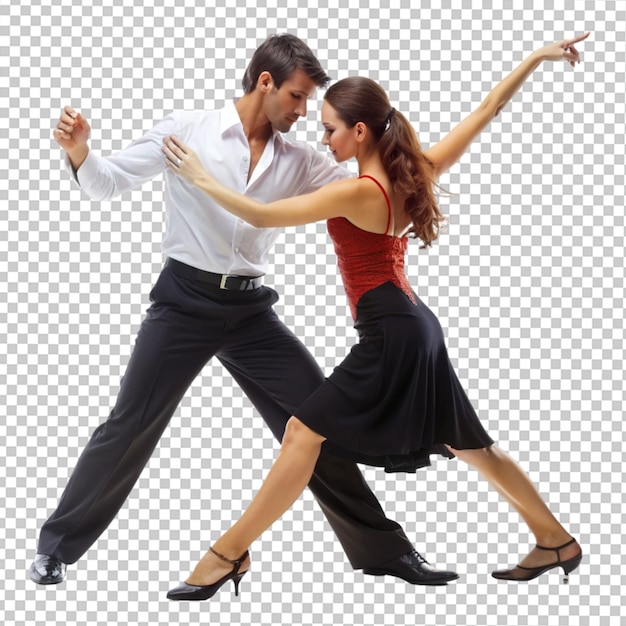 PSD couple performing dance move