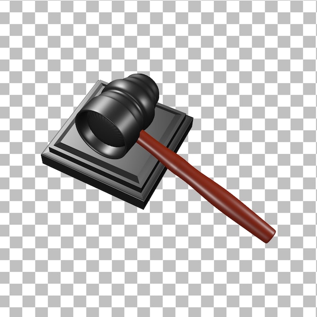 PSD court hammer 3d