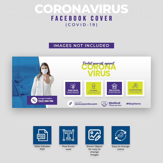 Covid-19 & Coronavirus Facebook Cover