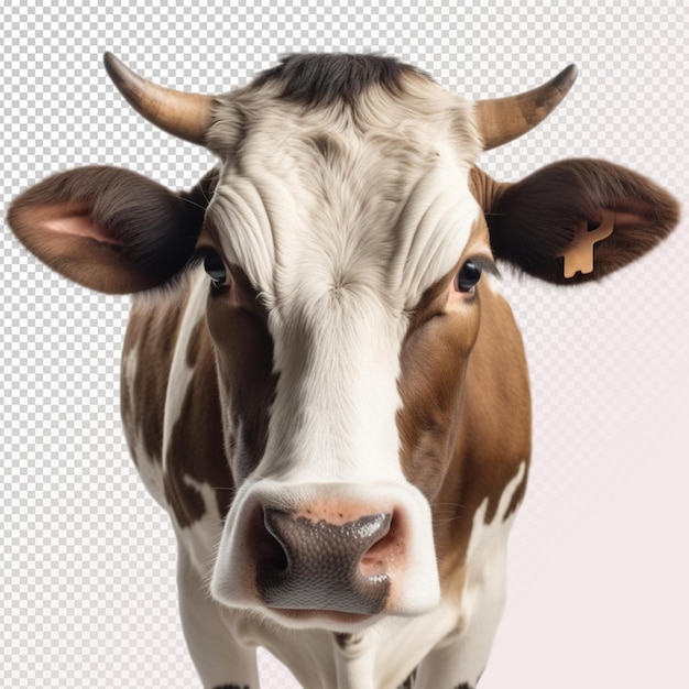 Cow on a transparent background