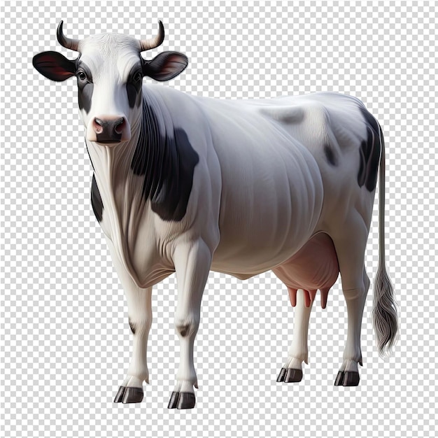 a cow with a tag on its ear and the word cow on it