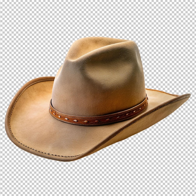 cowboy hat on transparent background