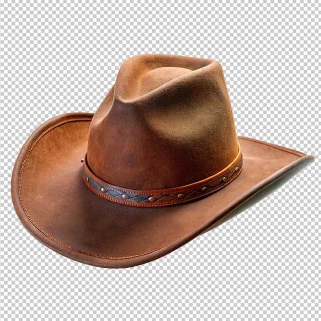 cowboy hat on transparent background