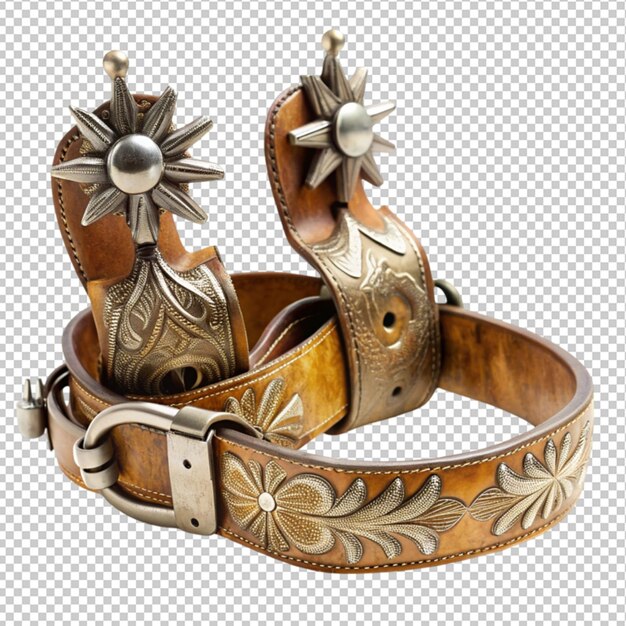 cowboy spurs with belt