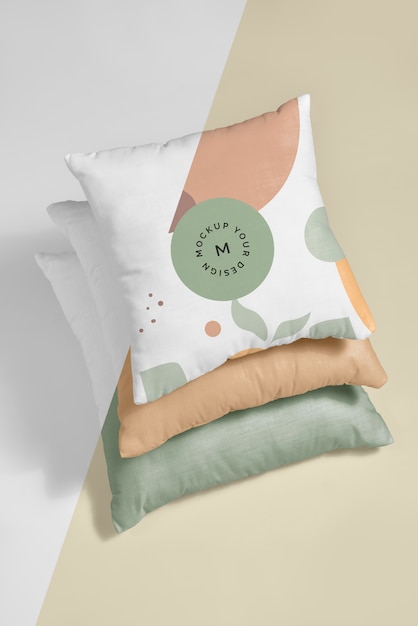 Cozy cushion fabric mock-up