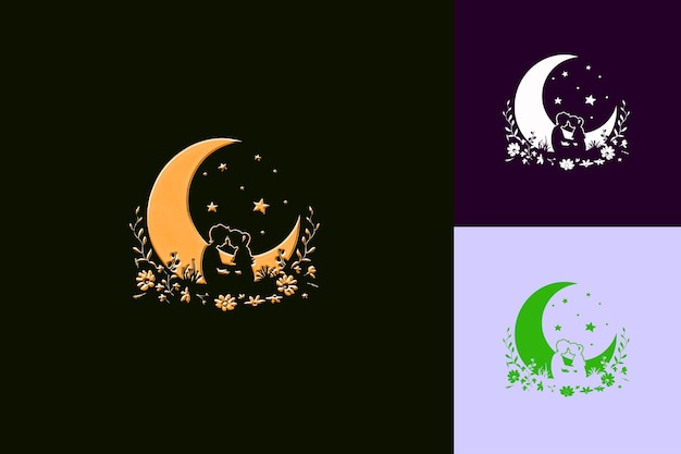 Cozy Moon Viewing Scene With Quilt Design Quilted Scene of P PNG Inspired Lunar Icon Designs