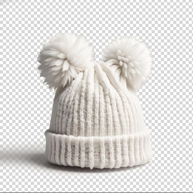 Cozy Winter Knit Hat with Dual Pom Poms