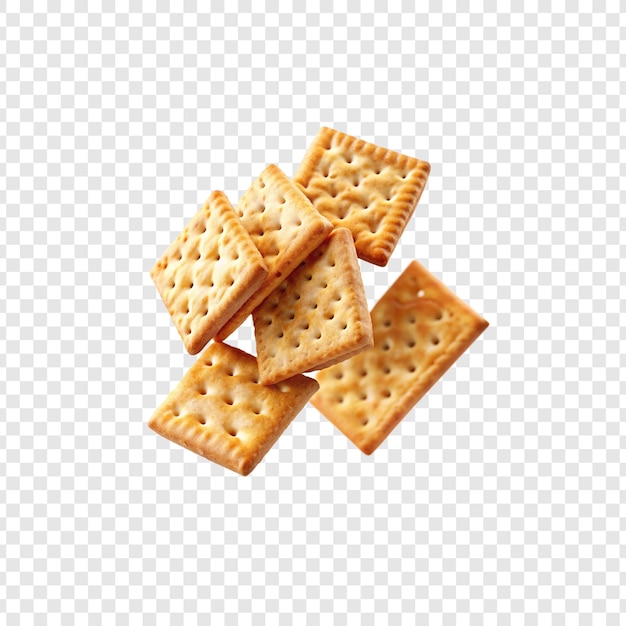 PSD crackers biscuit png on a transparent background