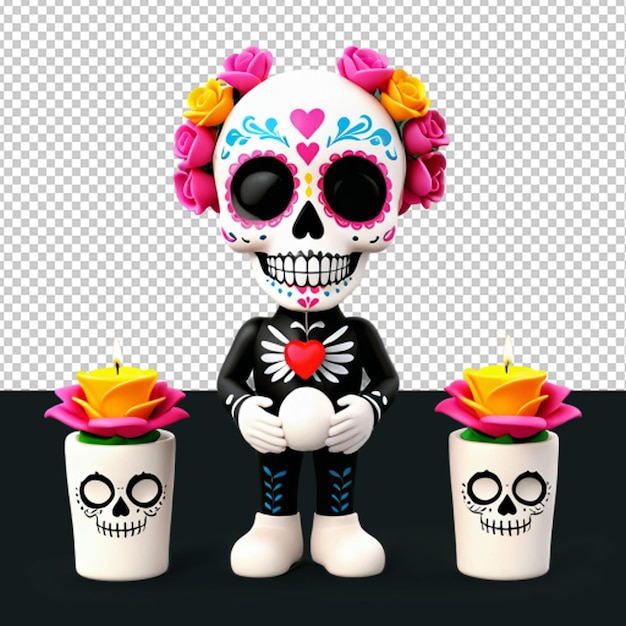 PSD crafting ofrendas for the day of the dead