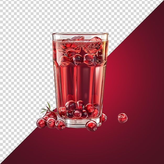 PSD cranberry juice png