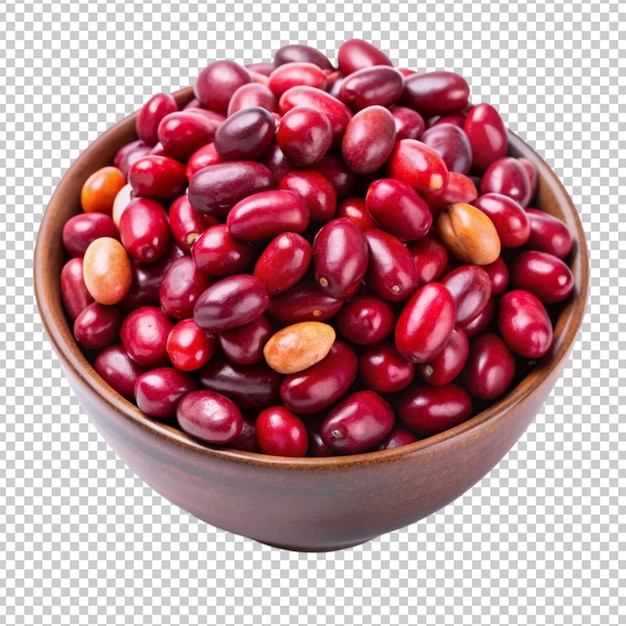 cranberry or pinto beans isolated