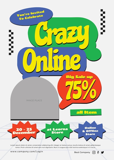 CRAZY SALE FLYER