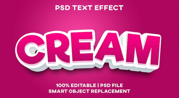 Cream Text Effect