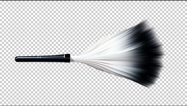 create a High fresh Quality Fan Brush on white background