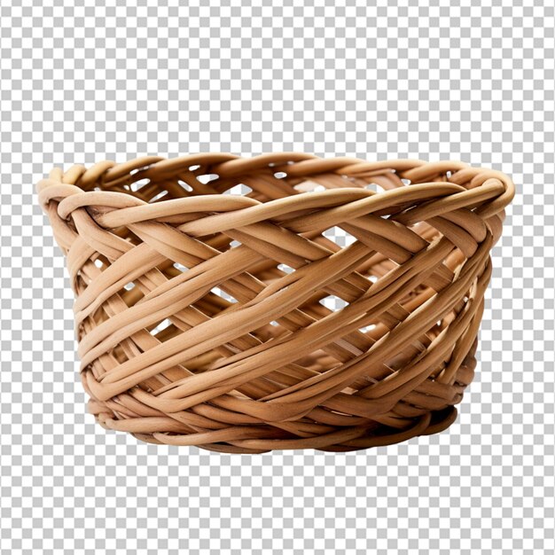 create a high quality Handmade basket the old fashioned on white background