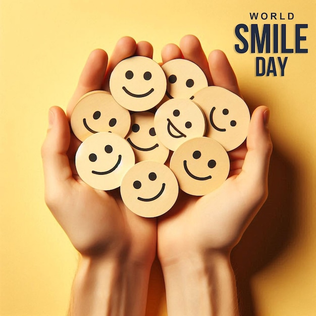 Creative Banner Design Template for World Smile Day