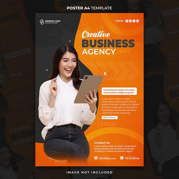 Creative Business Poster A4 or Banner Template