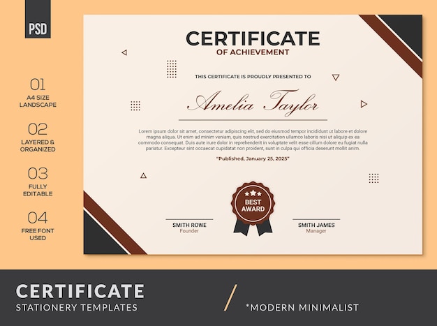 Creative Certificate Templates