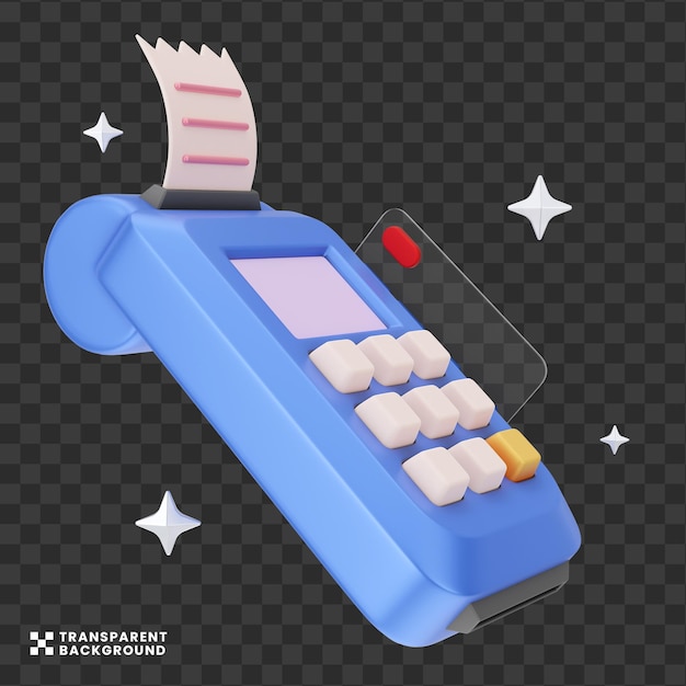 Creative Concept Edc Machine 3D illustration