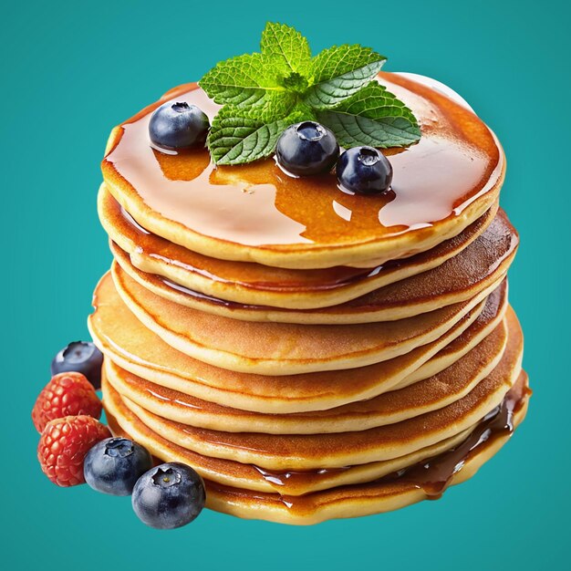 PSD creative digital art plate pancakes