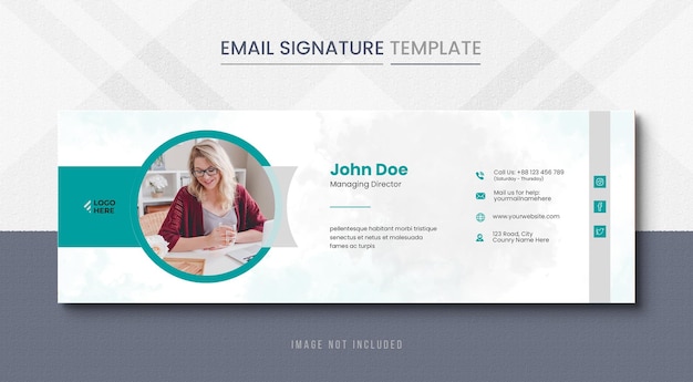 Creative Email Signature Template Design