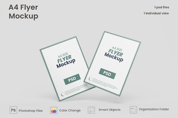 Creative flyer mockup Premium Psd