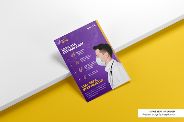 Creative flyer mockup