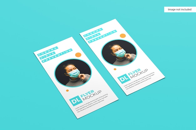 Creative flyer mockup