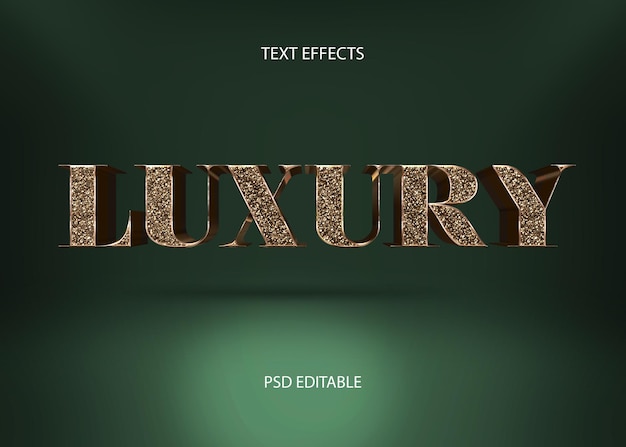 Creative Gold text effects