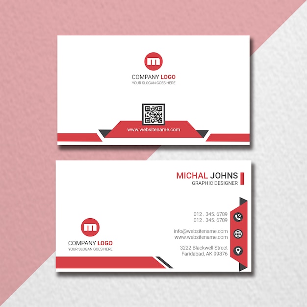 Creative Horizontal Business Card