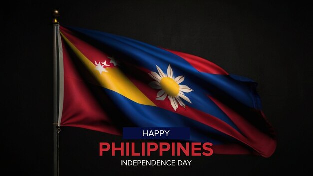 Creative Independence Day Philippines Banner PSD