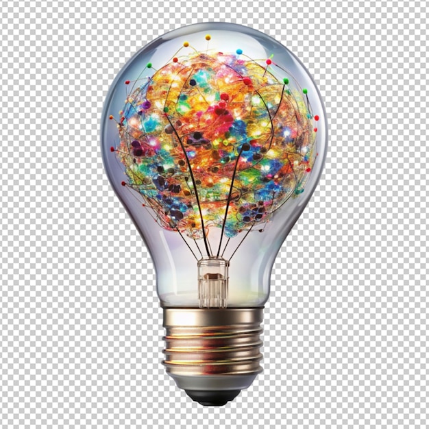 PSD creative light bulb