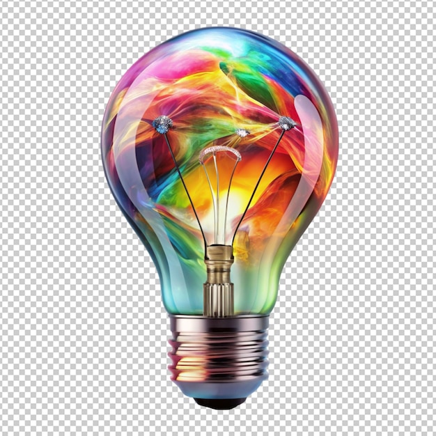 PSD creative light bulb