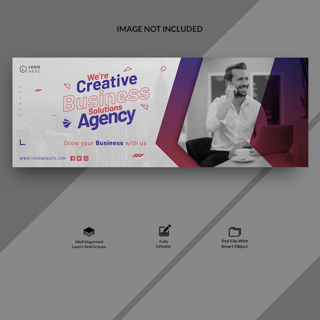 Creative Marketing Agency Facebook cover and web banner