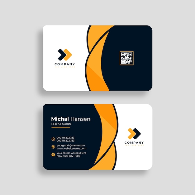 Creative modern business card design