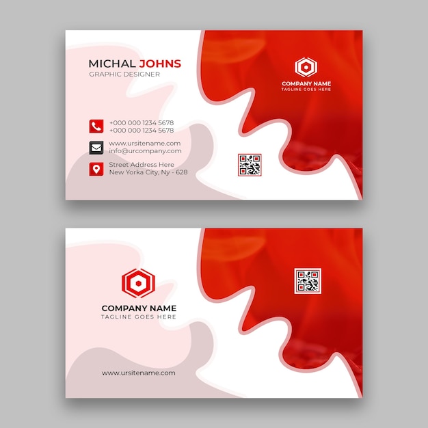 Creative professional business card and modern card design template