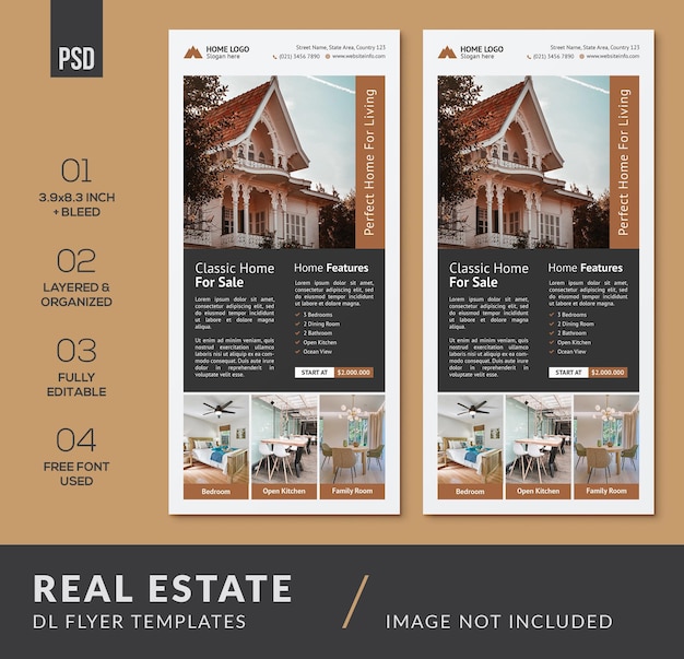 Creative Real Estate Agency PSD Templates