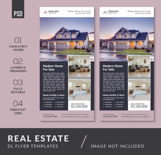 Creative Real Estate Agency PSD Templates