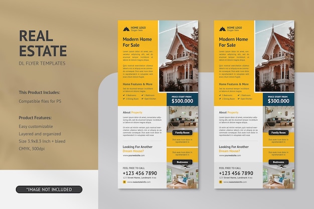 Creative Real Estate DL Flyer PSD Templates