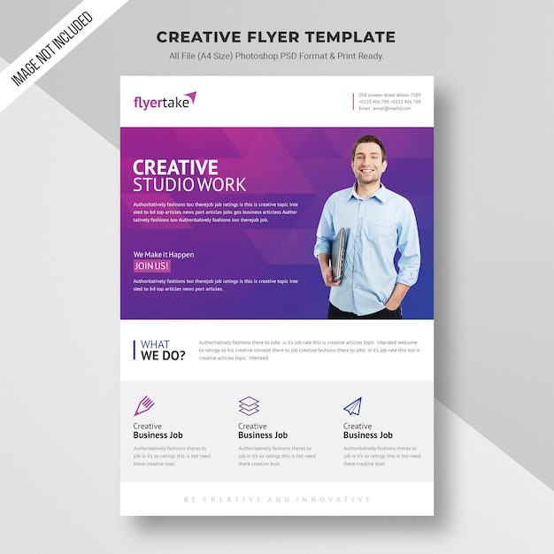 Creative Studio Work Flyer