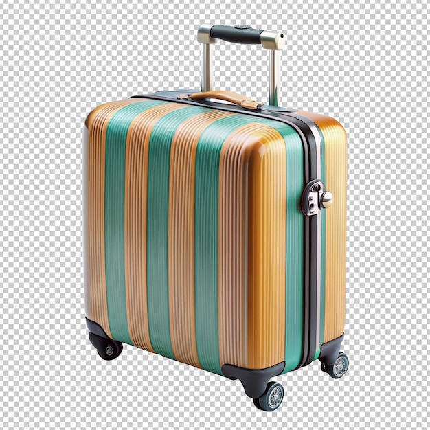 creative suitcase design isolated on white background