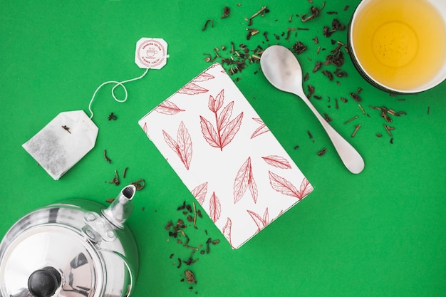 PSD creative tea mockup