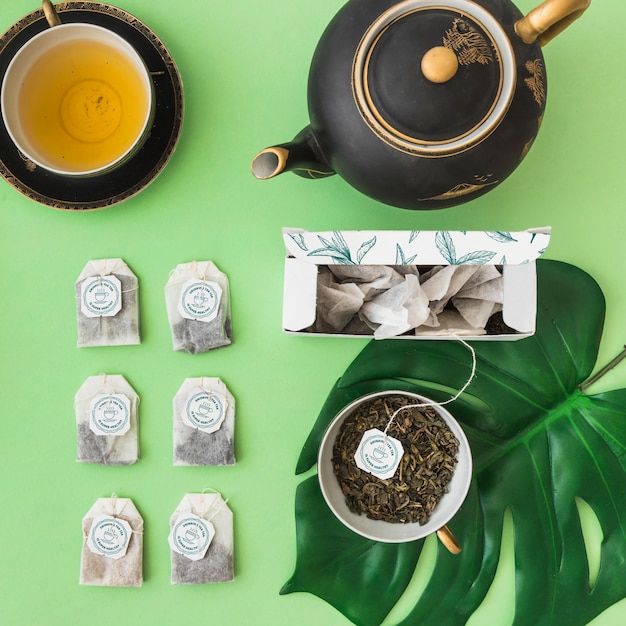 Creative tea mockup