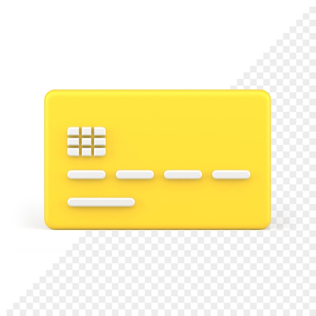 Credit card 3d icon