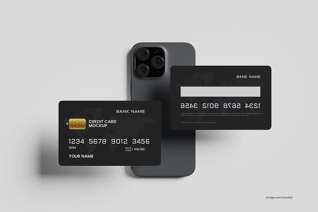 Credit Card or Debit Card Mockup