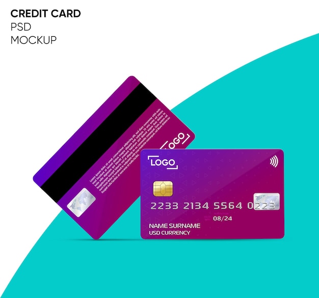 Credit Card Mockup design