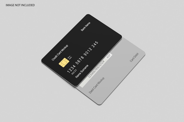 Credit card mockup