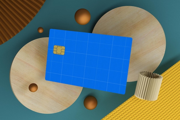 Credit Card Top View