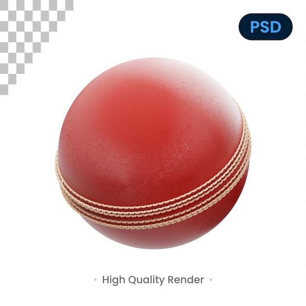 Cricket 3D Icon Premium PSD