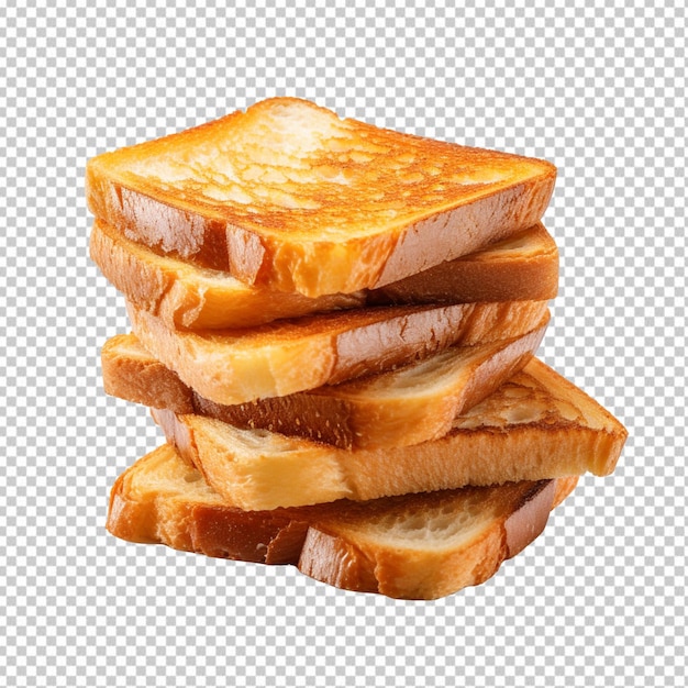 Crispy Bread isolated on transparent background